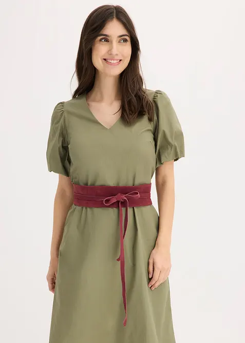 Ceinture en cuir &agrave; nouer, bonprix