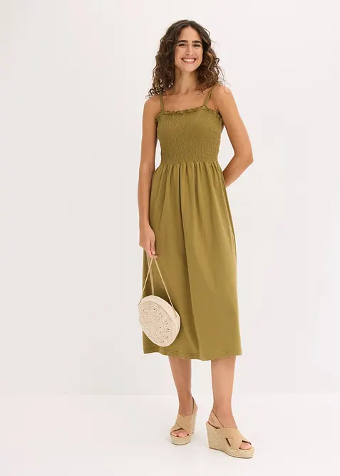 Jerseykleid aus reiner Bio-Baumwolle, bonprix