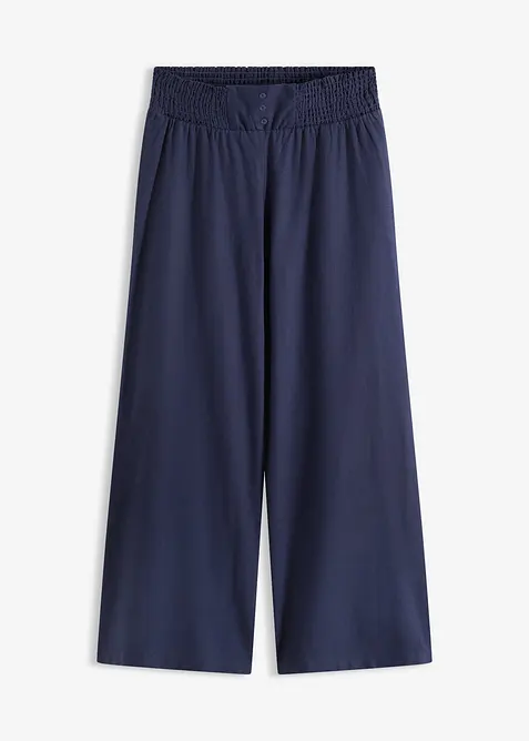 Marlenehose aus luftigem Leinen-Mix, bonprix