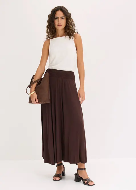 Jupe fluide en jersey viscose, bonprix