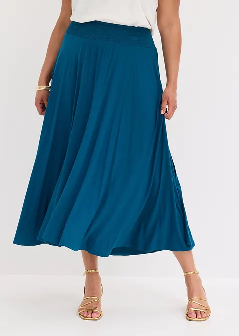 Jupe fluide en jersey viscose, bonprix