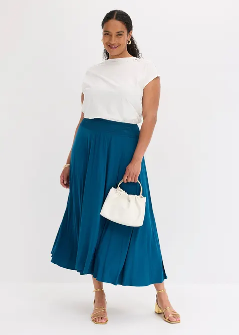 Jupe fluide en jersey viscose, bonprix