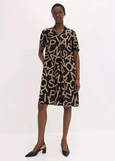 Kleid aus flie&szlig;ender Viskose, bonprix