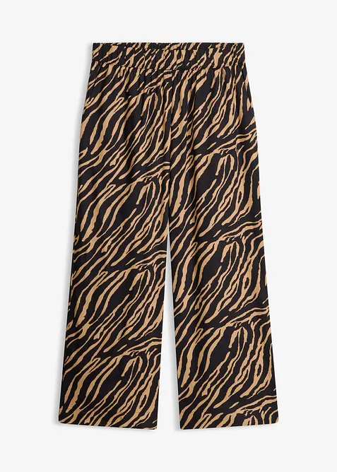 Pantalon en viscose, taille &eacute;lastiqu&eacute;e, bonprix