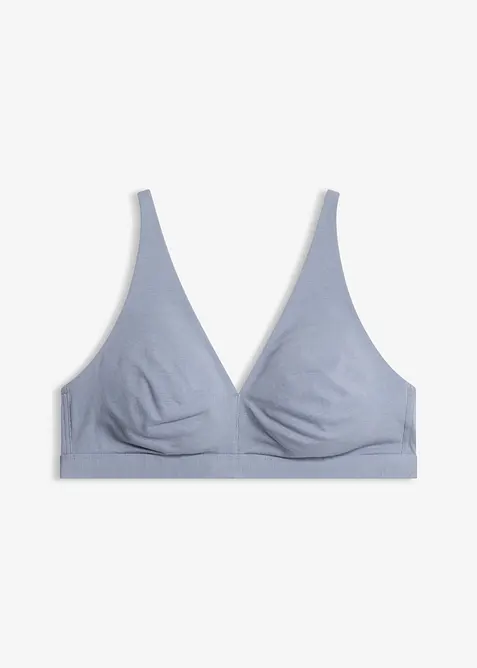 Soutien-gorge bralette coton sans armatures, bonprix