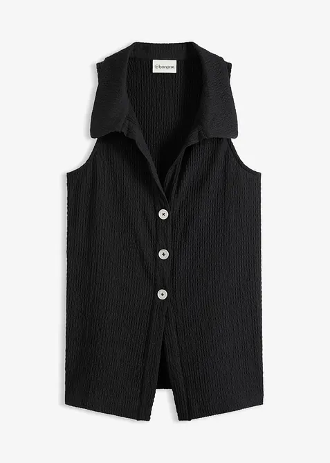 Top en cr&ecirc;pe textur&eacute;, bonprix