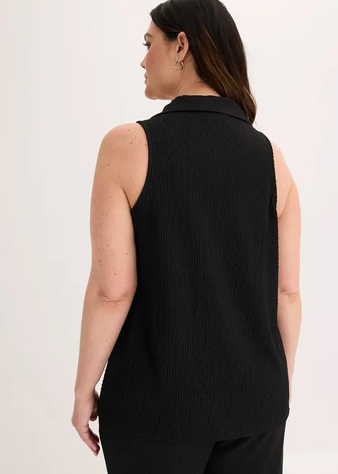 Top en cr&ecirc;pe textur&eacute;, bonprix