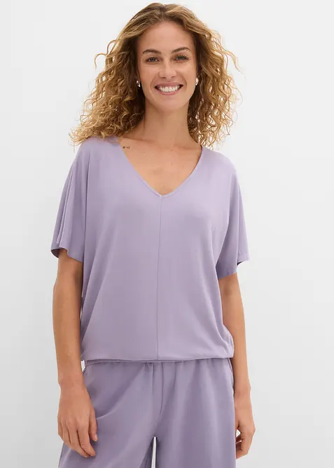 T-shirt oversize en viscose douce et extensible, bonprix