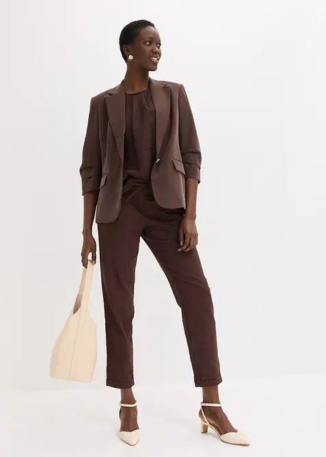 Top fluide sans manches en viscose m&eacute;lang&eacute;e, bonprix