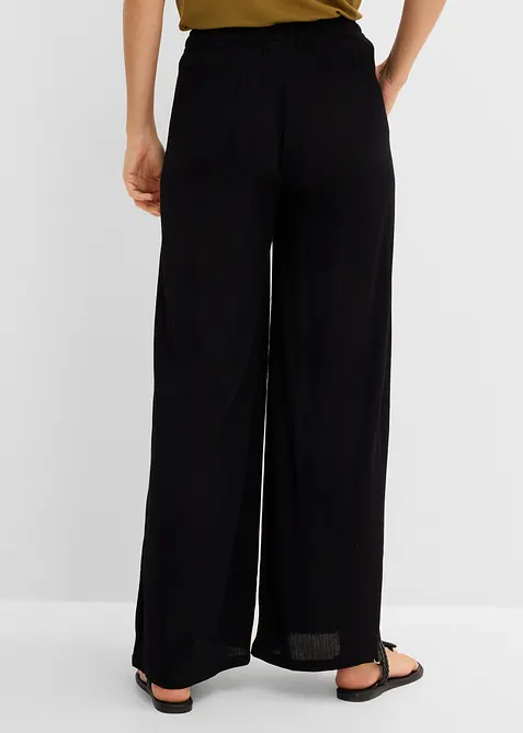 Pantalon large en viscose fine, bonprix
