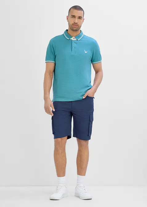 Piqu&eacute;-Poloshirt aus reiner Baumwolle, bonprix