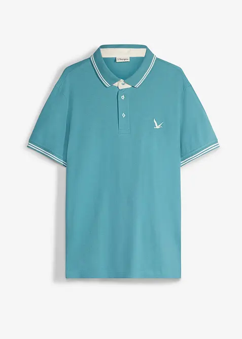 Piqu&eacute;-Poloshirt aus reiner Baumwolle, bonprix