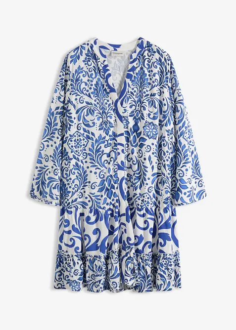 Strandkleid aus flie&szlig;ender Viskose, bonprix