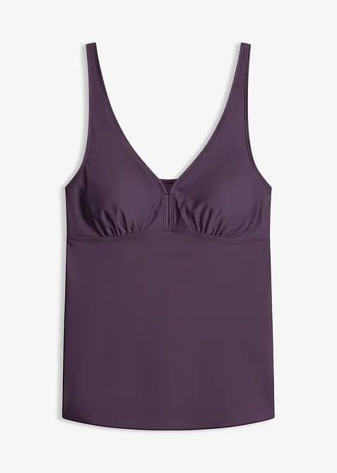 Haut de tankini &agrave; col en V, bonprix