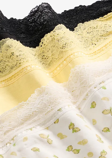 Lot de 4&nbsp;slips taille haute, bonprix