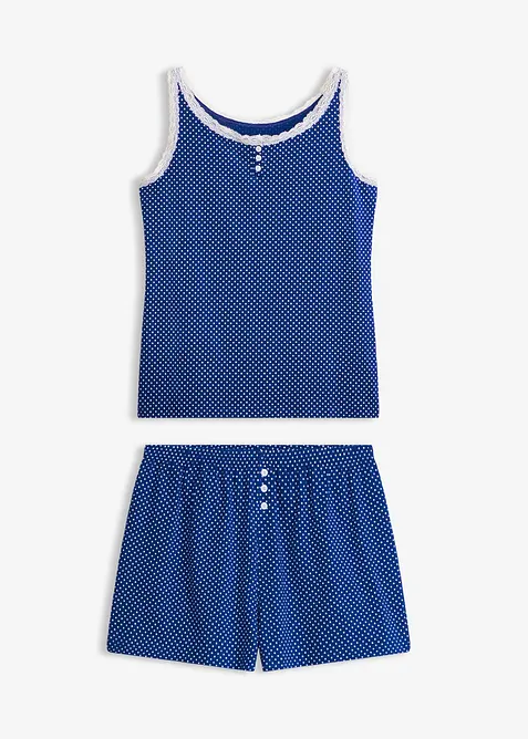 Pyjashort avec dentelle, bonprix