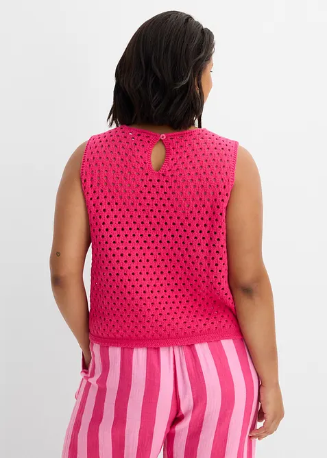 Top en crochet 100% coton, bonprix
