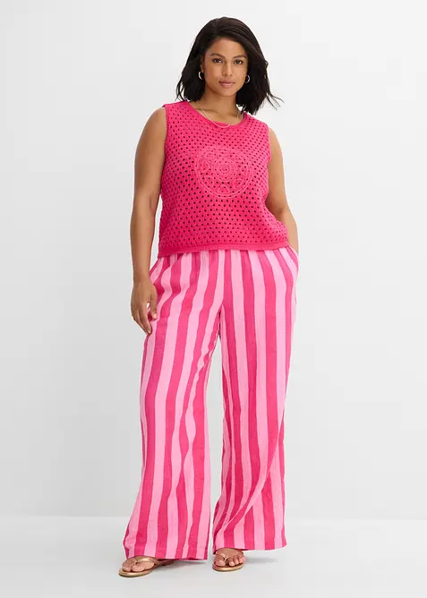 Top en crochet 100% coton, bonprix