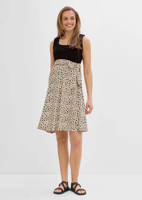 2-in-1 Umstands- und Stillkleid aus Bio-Baumwolle, bonprix