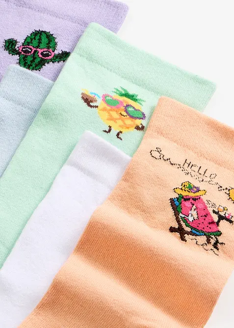 Lot de 5 paires de chaussettes, bonprix