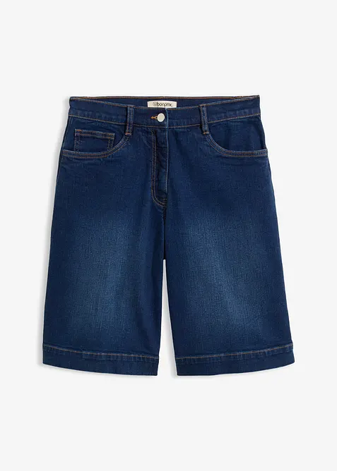Bermuda en jean, taille mi-haute, bonprix