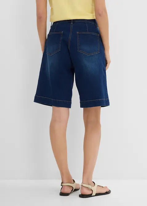 Bermuda en jean, taille mi-haute, bonprix