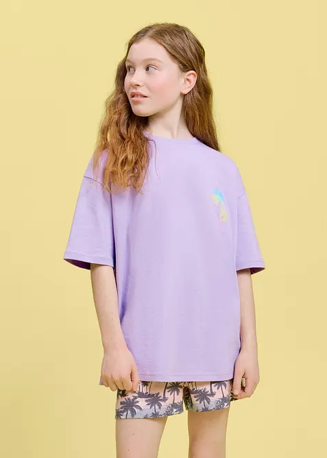 Oversize-Shirt aus reiner Bio-Baumwolle, bonprix