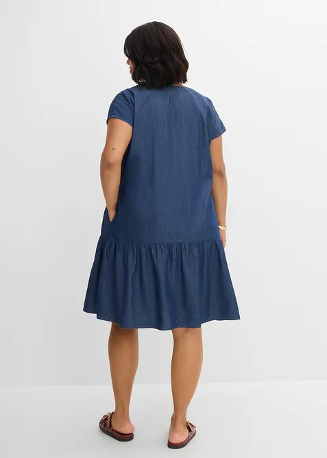 Jeans-Tunika-Kleid aus Baumwolle, bonprix