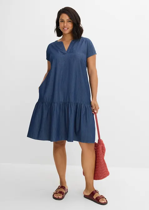 Jeans-Tunika-Kleid aus Baumwolle, bonprix