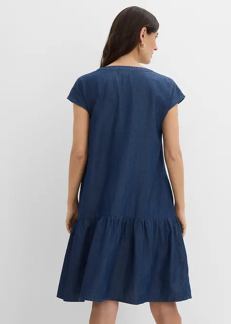 Jeans-Tunika-Kleid aus Baumwolle, bonprix