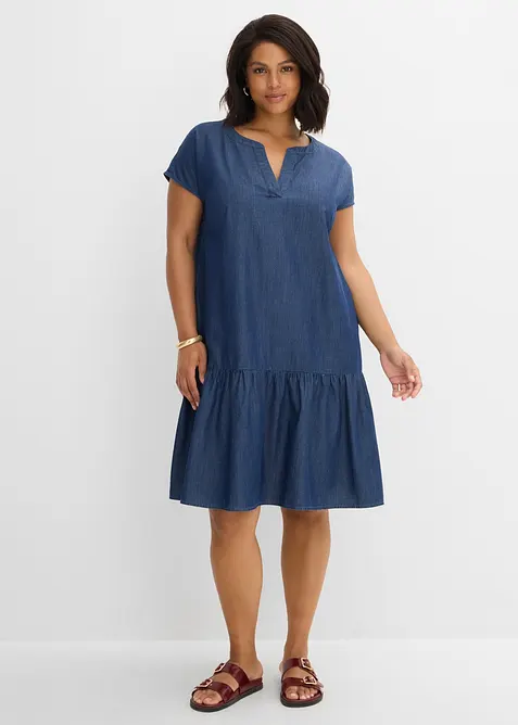Jeans-Tunika-Kleid aus Baumwolle, bonprix