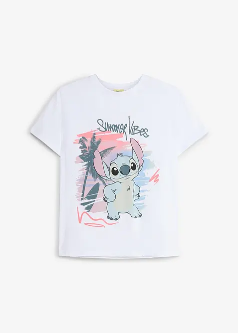 Disney Stitch T-Shirt aus reiner Baumwolle, Lilo & Stitch