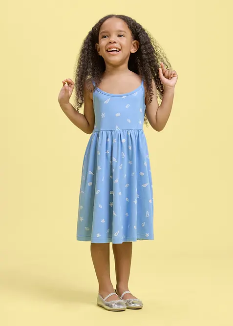 Jerseykleid aus reiner Bio-Baumwolle (2er Pack), bonprix