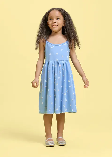 Jerseykleid aus reiner Bio-Baumwolle (2er Pack), bonprix