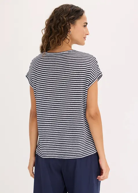 T-shirt en viscose m&eacute;lang&eacute;e, bonprix