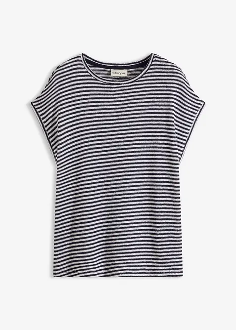 T-shirt en viscose m&eacute;lang&eacute;e, bonprix