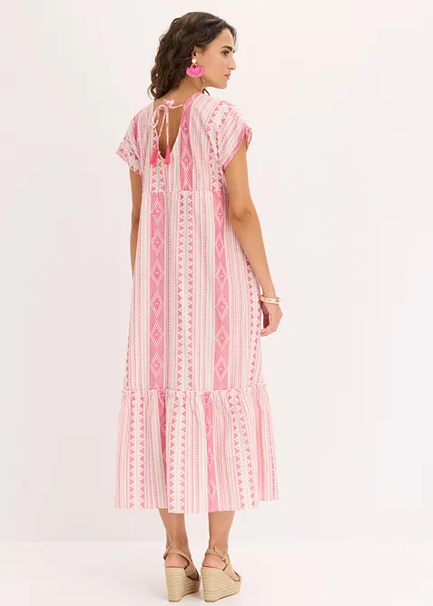 Midikleid aus Baumwoll-Mix, bonprix