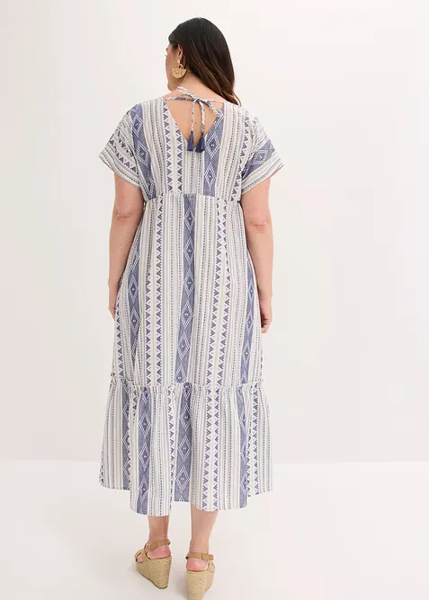 Midikleid aus Baumwoll-Mix, bonprix