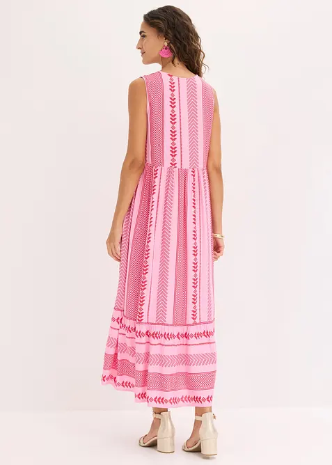 Maxikleid aus flie&szlig;ender Viskose, bonprix