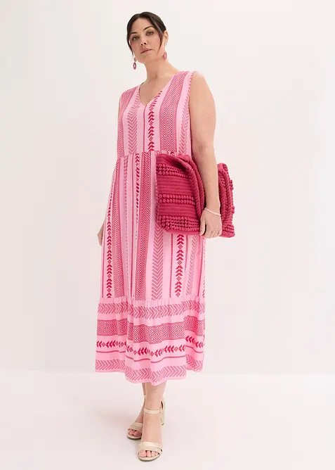 Maxikleid aus flie&szlig;ender Viskose, bonprix