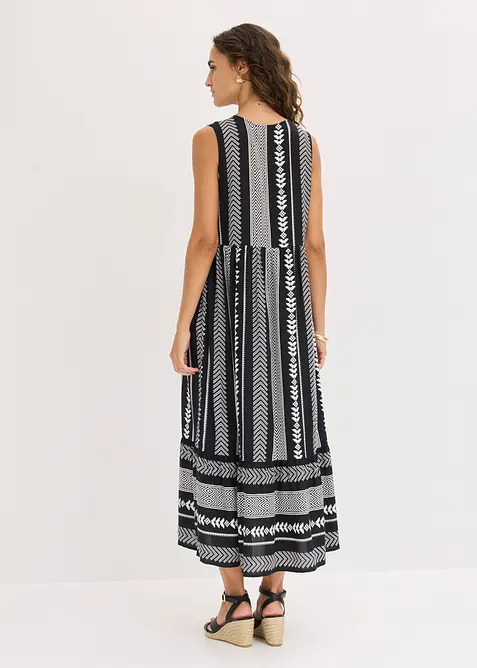 Maxikleid aus flie&szlig;ender Viskose, bonprix