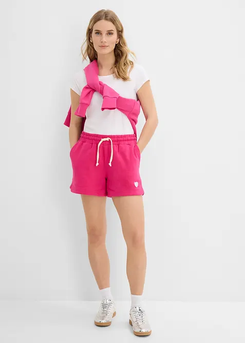 Short sweat 100% coton, bonprix