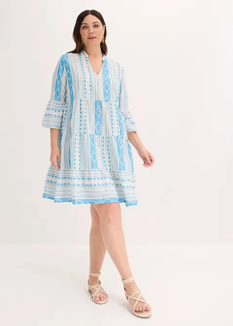 Tunika-Kleid aus Baumwoll-Mix, bonprix