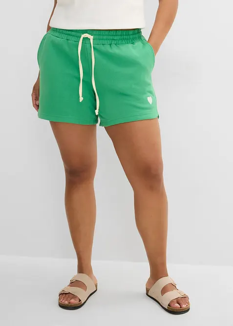 Short sweat 100% coton, bonprix