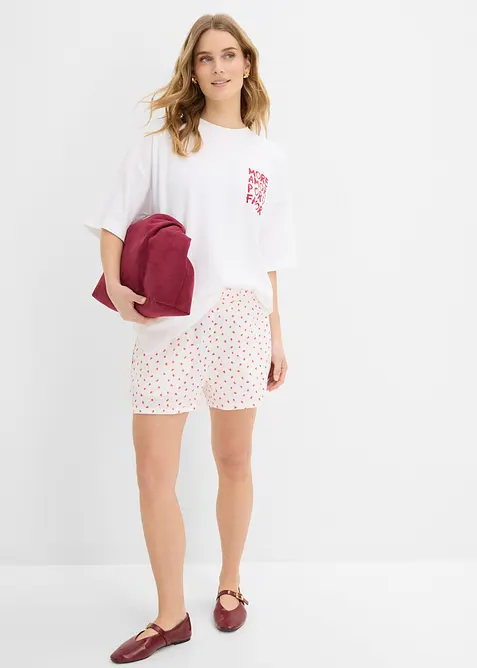 T-shirt oversize 100% coton, bonprix