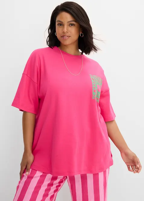 T-shirt oversize 100% coton, bonprix