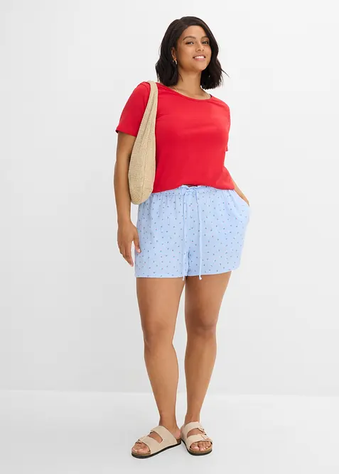 Schlupf-Shorts aus luftigem Musselin, bonprix