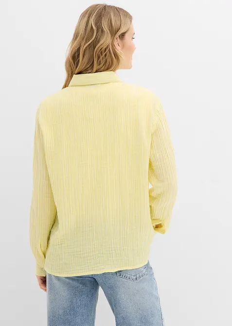 Chemise l&eacute;g&egrave;re en gaze de coton, bonprix