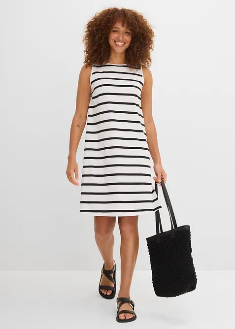 Jerseykleid aus elastischen Bio-Baumwoll-Mix, bonprix