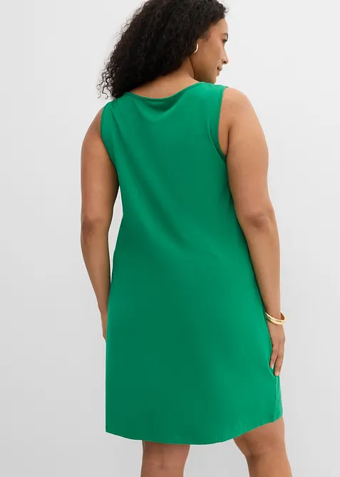 Jerseykleid aus elastischen Bio-Baumwoll-Mix, bonprix